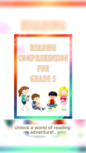 Reading Comprehension for Grade 5 Bookbind 42 pages