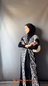 CLARA DRESS TENUN HITAM COUPLE SET TENUN / COUPLE TENUN KONDANGAN / COUPLE TENUN ETNIK / BAJU COUPLE PESTA / BAJU COUPLE TERMURAH