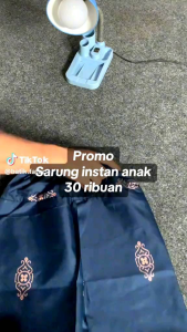 Sarung Batik INSTAN Anak Laki Laki Umur 4 Sampai 12 Tahun