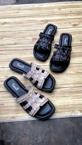 SANDAL WANITA BAN 3 BAGOR//SENDAL SLOP WANITA//SANDAL SLOP WANITA