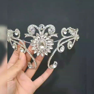 [HP82] Headpiece Viral Bunga Pengantin Lentur