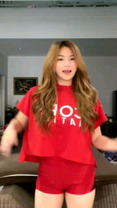 Setelan Shortpant Polos Crop C-Nation untuk Senam Gym Fitness Zumba