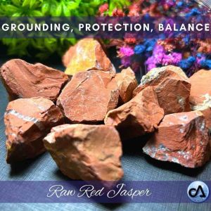 Raw Quality Red Jasper [GROUNDING AND FERTILITY] Rough Authentic Natural Crystal Stone