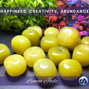 2025 Stone High Quality Lemon Jade Cube [ABUNDANCE and HAPPINESS] (Russia) Natural Authentic Crystal