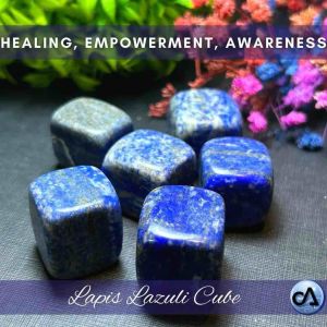 2025 Stone High Quality Lapis Lazuli Cube [HEALING AND EMPOWERMENT] Authentic Stone - Afghanistan