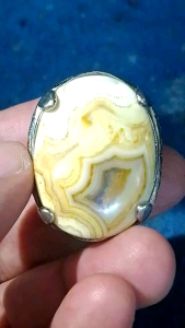 CINCIN BATU AKIK YAMAN MOTIF JUMBO NATURAL ALAMI