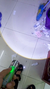 Senter Transparan 520A 8 Mode Warna Zoom In Out Cas 30Watt