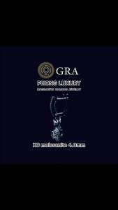 Bông tai nữ kim cương moissanite GRA 4.0mm xi bạch kim vàng trắng PHONGLUXURYJEWELRY