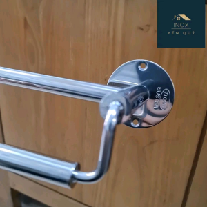 INOX 304 THANH TREO KHĂN THANH VẮT KHĂN MẶT KHĂN TẮM DÁNG CONG DÀI 50 /60/80 CM INOX SÁNG BÓNG