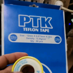 Seal Tape PTK Teflon Tape 10m ½ Inch 12mm x 0075mm x10mm Seal Tape