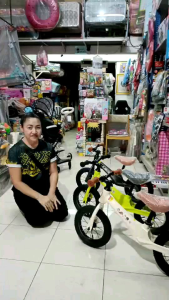 รถจักรยานขาไถ Balance Bike 12 นิ้ว ล้อยางเติมลม เฟรมแม็กนีเซียมอัลลอยด์ ใช้ในการแข่งขันได้ สำหรับเด็กอายุ 2-6 ปี No.BCST0715