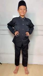 Seragam Koko Sekolah SD & SMP Lengan Panjang Usia 6-16 Tahun