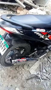 ATOMIC POWER PIPE FOR HONDA BEAT 125 WITH SILENCER