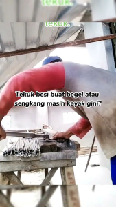 Alat penekuk besi beton ulir 12mm