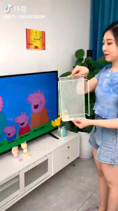 免打孔电视机置物架 居家墙壁置物架 TV Storage Rack/Wall/Save Space