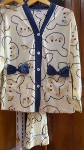 Piyama Wanita Korea/Baju Tidur Piyama/Piyama Lengan Pendek/Piyama Lengan Panjang/Setelan Wanita Baru