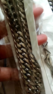 KALUNG RANTAI TITANIUM UKURAN JUMBO /KALUNG PRIA KEKINIAN