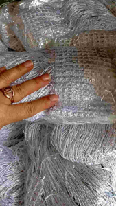 Tirai Benang Gliter premium Putih 100X300cm