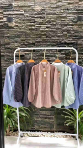 KEMEJA WANITA BAHAN KATUN PREMIUM
