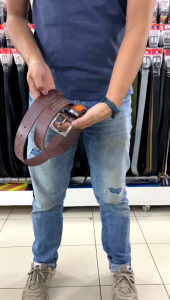 Ikat Pinggang Pria Model Jarum Tusuk & Desain Unik