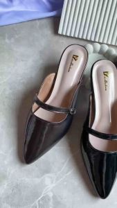 Sendal Heels Wanita Glosy 3cm Trendy Marbela 03 Bigsize 37/44