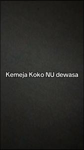 Kemeja Koko NU dewasa Bordir komputer Matt katun seragam Hadroh