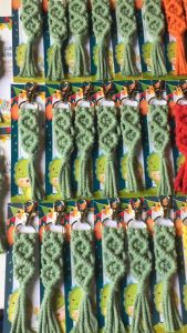 CARD INCLUDED Macrame Keychain Souvenir /Giveaways/Baptism/Wedding/Birthday