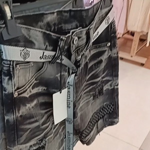 กางเกงยีนส์ สตรีท เกาหลี ทรงเอ