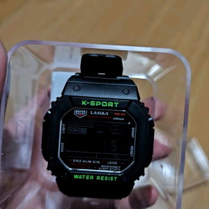 TERLARIS - JAM TANGAN PRIA LASIKA L-8109 TALI RUBBER / JAM TANGAN SPORTY PRIA IGITAL WATERPROOF FREE BOX DAN BATERAI CADANGAN