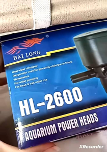 T.I - Hailong HL-2600 Mesin Pompa Celup Powerhead Aquarium Kolam Hidroponik