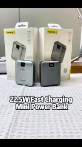 (TẶNG CÁP C-C 60W) Sạc Dự Phòng Mini 22.5W FONENG PX129. 2 Cổng Ra Độc Lập Sạc Nhanh Nhiều Thiết Bị Cùng Lúc. BH 1 năm 1 đổi 1 mới lỗi do NSX.