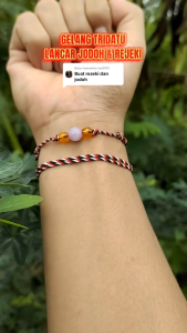Gelang Tridatu Lancar Jodoh & Rejeki: Free Kura-kura Keberuntungan Original Bracelet Gelang Tangan