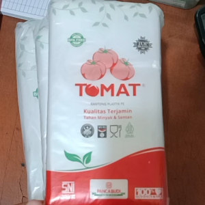 plastik pe tomat berat 250 gr bks. ada semua ukuran