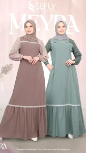 Gamis Terbaru Seply Meyra Series 2025: Model Cantik Kekinian