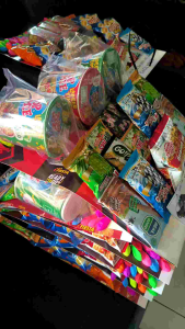 balon renceng hadiah pop mie