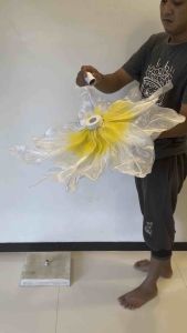 Artificial Flower / Kap Bunga Dekorasi / Bunga Hias / Giant Flower Premium / Kelopak Bunga Dekorasi bahan kain organdi diameter 70cm