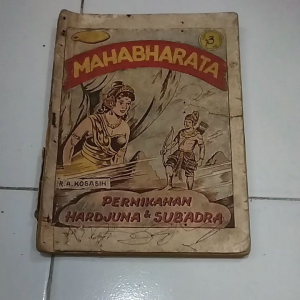 Komik Wayang Lawas RA Kosasih Mahabharata Terbitan PT Melodi tahun 1966