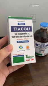 TIACOLI sakan (100ml) dung dịch tiêm xử lý các bệnh hồng lị viêm ruột tiêu chảy viêm phổi trên gia súc