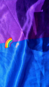 ผ้าหลา ผ้าซาตินสีรุ้ง หน้ากว้าง 60 นิ้ว ต้อนรับ pride month 🌈