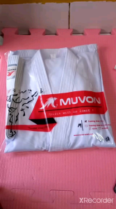 Baju Karate Pemula TC Muvon Original Bonus Tas Baju Pulpen Karate  Logo Forki dan Stiker Karate anti Air