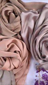 HARGA GROSIR ! PASHMINA CRINKLE SILK / CRINKLE MALAY LUXURY / CRADENZA CRINKLE SILK
