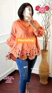 Atasan Kemeja Bordir Terlaris Bahan Katun Poplin Muat Dari BB 40 Kg - 80 Kg