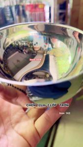 🅾️ CHÉN TRƠN 12cm - INOX 304 - 2 LỚP CÁCH NHIỆT
