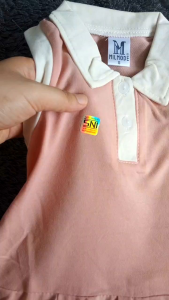 D119 DRES ANAK TERBARU 0-6 TAHUN MOTIF BORDIR LOVE disayangbayi