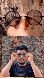 kacamata photocromic bulat potta kacamata anti radiasi