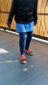 Cotton High quality Mini Skirt Muslimah sport Skirt Extender sport.split bottom hidden pocket .