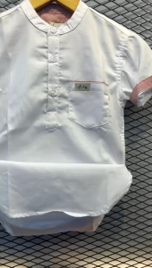 KURTA ANAK WARNA PITIH  POLOS  BAJU ANAK MURAH PAKIAN PERMIUM  /FASIHON  BAJU  MUSLIM