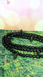 Tasbih Tijani Kayu Kelor Hitam Motif Marjan S61