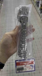 (1แพคได้3คู่ มีคลิปรีวิว) ช้อน ช้อนซ้อม ช้อนกินข้าว ช้อนแกง ลายหินอ่อน สวยงาม จับถนัดมือ Gogo LG03 สินค้าพร้อมส่ง (111361021290)