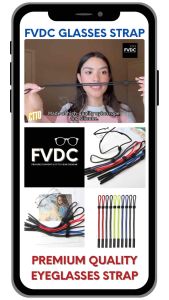 FVDC Sports Sunglass Holder Strap Safety Glasses Eyeglasses String Eyewear Retainer EYEGLASSES STRING HOLDER THICK SPORTS STRING LANYARD